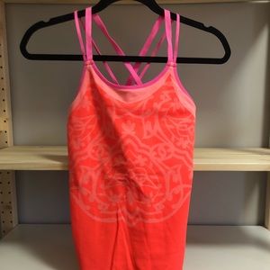 Orange + Pink Climawear Yoga Shirt